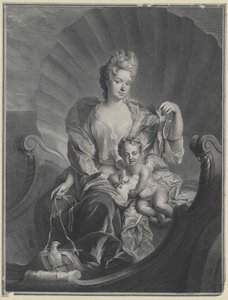 Anna Constance grevinde Cosel af Artist Unknown