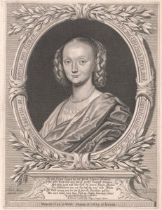 Anna Elisabeth von Stetten (print) af Artist Unknown