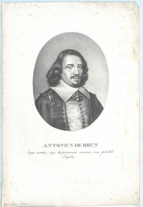 Antoine de Brun (tryk) af Artist Unknown