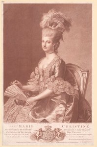 Ærkehertuginde af Østrig Marie Christine af Artist Unknown
