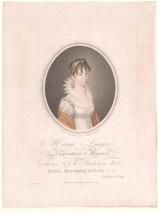 Ærkehertuginde af Østrig-Modena Maria Luisa af Artist Unknown