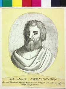 Arnaldus af Villanova (print) af Artist Unknown