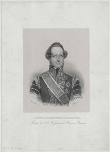August Graf Lobkowitz af Artist Unknown