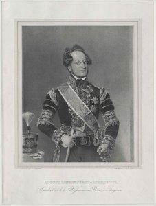 August Graf Lobkowitz af Artist Unknown