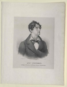 Auguste Nourrit (tryk) af Artist Unknown