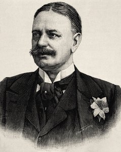 BueLow, Bernard von (1849-1929). Kansler i det romerske imperium (1900-1909). Radering af Artist Unknown