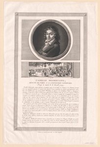 Camille Desmoulins (print) af Artist Unknown