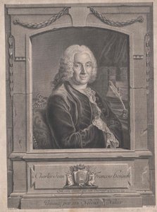 Charles-Jean-Francois Henault af Artist Unknown