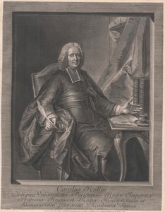 Charles Rollin af Artist Unknown