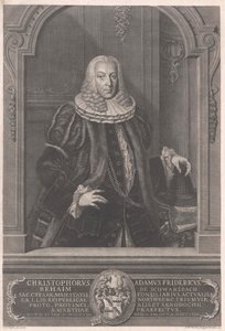 Christoph Adam Frederick Behaim von Schwarzbach af Artist Unknown