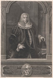 Christoph Adam Frederick Behaim von Schwarzbach af Artist Unknown