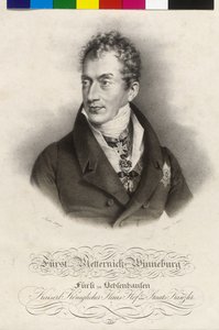 Clement Wenzel Lothar greve af Metternich-Winneburg af Artist Unknown