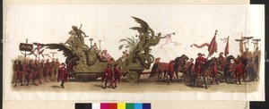 Vogn fra Makart-Festzug (optog i anledning af Franz Josefs og Elisabeths sølvbryllup) den 27. april. April 1879 i Wien