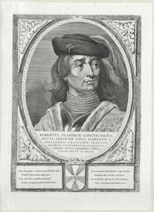 Greve af Flandern Robert I af Frisland af Artist Unknown