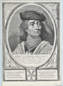Greve af Flandern Robert I af Frisland af Artist Unknown