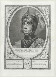 Greve af Holland Dietrich IV (print) af Artist Unknown