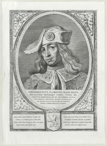 Greve af Holland Dietrich VI (print) af Artist Unknown