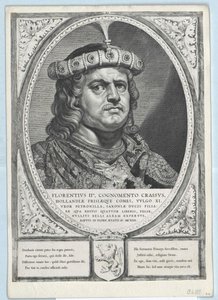 Greve af Holland Florence II (print) af Artist Unknown