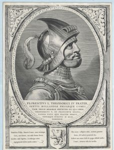 Greve af Holland Florence I (print) af Artist Unknown