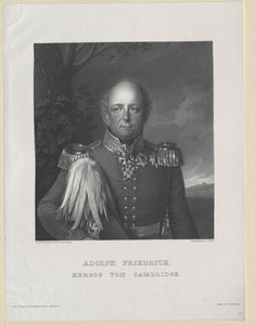 Hertug af Cambridge Adolf Friedrich af Artist Unknown