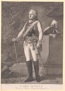 Hertug af Sachsen-Weimar Eisenach Karl August af Artist Unknown