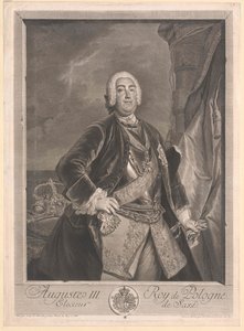 Kurfyrste af Sachsen Frederik August II af Artist Unknown