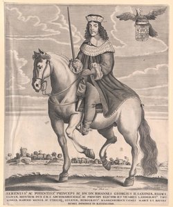Kurfyrste af Sachsen Johann George II af Artist Unknown