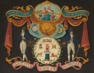 Emblemer for Royal Crown Lodge nr. 22