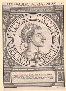 Kejser Henrik II af den hellige af Artist Unknown