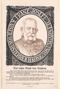 Kejser af Østrig Franz Joseph I af Artist Unknown