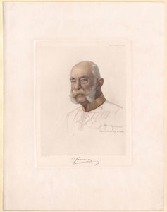 Kejser af Østrig Franz Joseph I af Artist Unknown