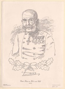 Kejser af Østrig Franz Joseph I af Artist Unknown