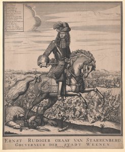 Ernst Roger Graf Starhemberg af Artist Unknown