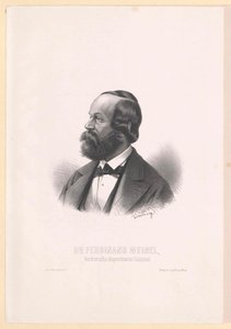 Ferdinand Weigel (print) af Artist Unknown