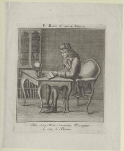Fran006f0069s Marie Arouet Voltaire af Artist Unknown