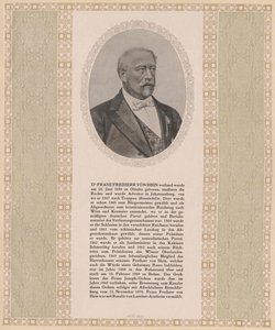 Franz Baron Hein (print) af Artist Unknown