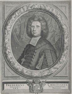Frederic Christian von Plettenberg-Lenhausen af Artist Unknown