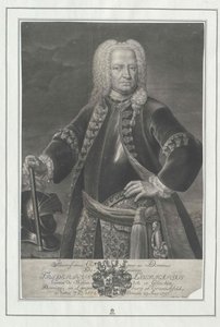 Frederik Eberhard greve Hohenlohe-Kirchberg af Artist Unknown