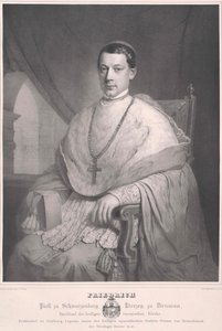 Frederik greve Schwarzenberg-Krumau af Artist Unknown