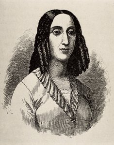 GORRITI, Juana Manuela (1818-1892), argentinsk forfatter. Gravering.