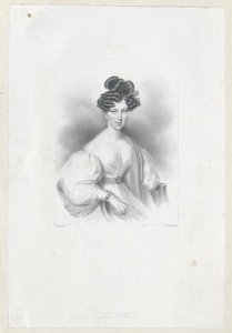 Gabriele grevinde Wratislaw von Mitrowitz af Artist Unknown