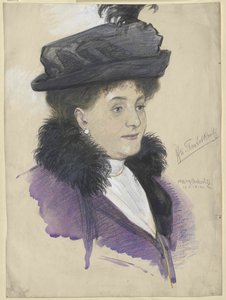 Gabriele prinsesse Lobkowitz af Artist Unknown