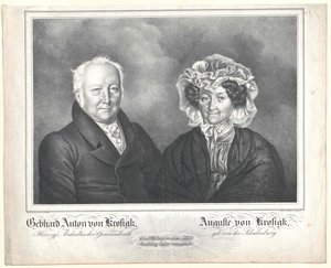 Gebhard Anton von Krosigk af Artist Unknown