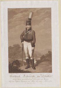 Gebhard Lebrecht Bluecher af Artist Unknown