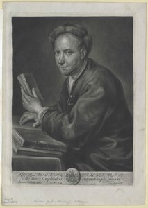 Georg Daniel Praebes af Artist Unknown