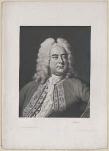 Georg Friedrich Haendel (tryk) af Artist Unknown