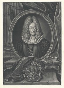 George Burkhard Haller von Hallerstein af Artist Unknown
