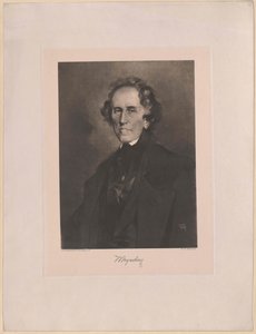 Giacomo Meyerbeer (tryk) af Artist Unknown