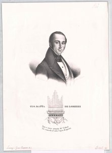 Giovanni Battista de Lorenzi af Artist Unknown