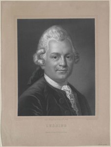 Gotthold Ephraim Lessing af Artist Unknown